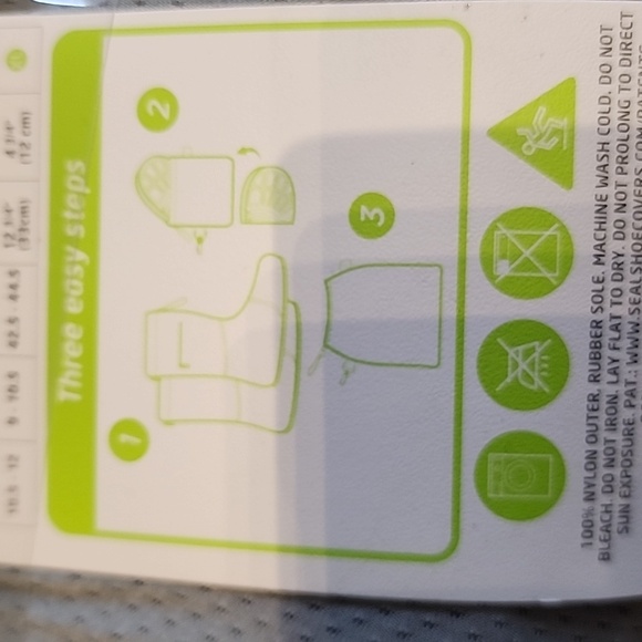 SEAL Shoe Covers Waterproof Rain Shoe Covers Hiking  Anti slip Cycling New - Picture 8 of 9